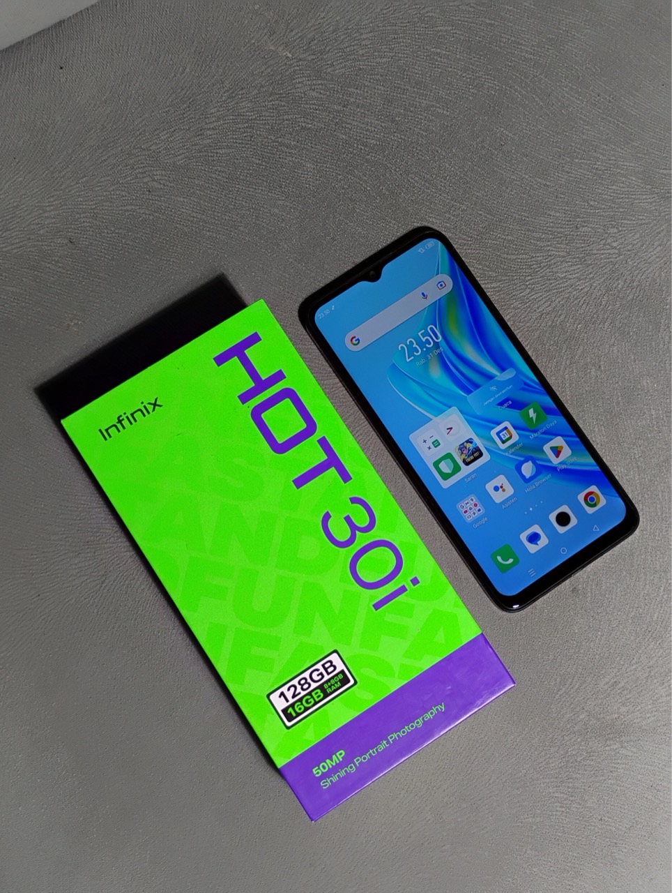 Infinix Hot 30i 8/128 Mulus Full Set - Gambar 2