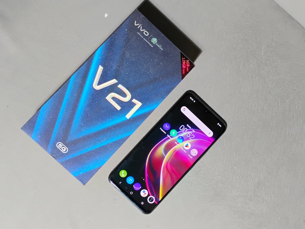 VIVO V21 (5G) 8/128 Mulus Fullset