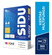 KERTAS HVS SIDU A4 75 gsm