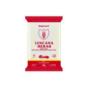 Lencana merah terigu transparan