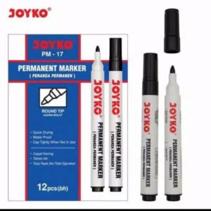 Spidol Permanent dan WhiteBoard Marker Joyko Hitam