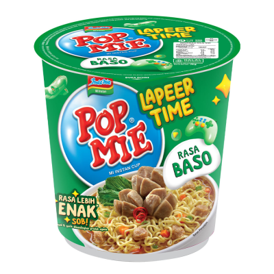 Pop Mie Lapeer Time Mi Instan Cup Bakso