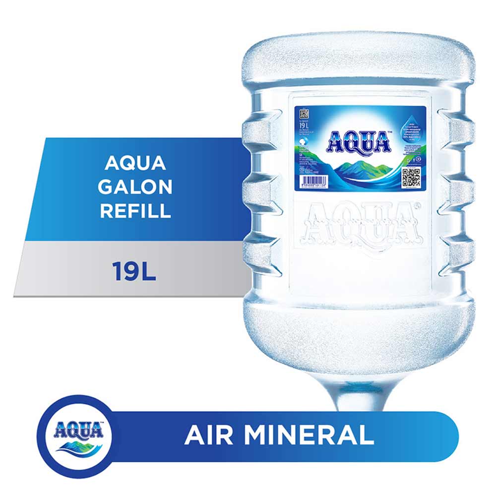 Aqua Galon Refill 19l