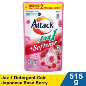 Kao Attack Jaz 1 Detergent Cair Japan Rose Berry